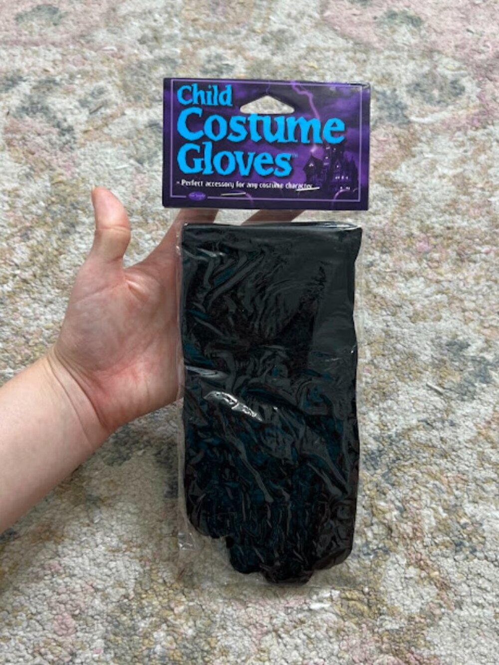 Fun World Black Children's Costume Gloves